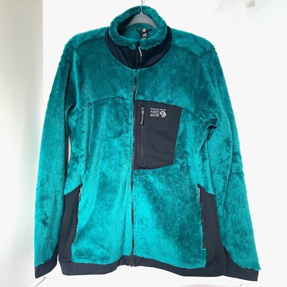 Mountain Hardwear Polartec High Loft Jacket Womens XL Long Sleeve Botanic Green - Picture 8 of 11